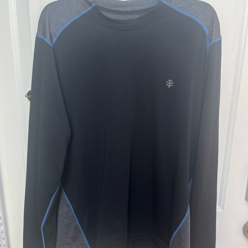 Coolibar Men’s Hightide Long Sleeve UV Protection Shirt XXL